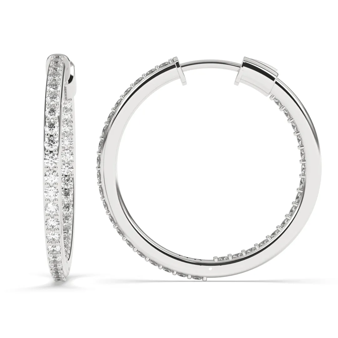 Inside Out Hoop Earrings