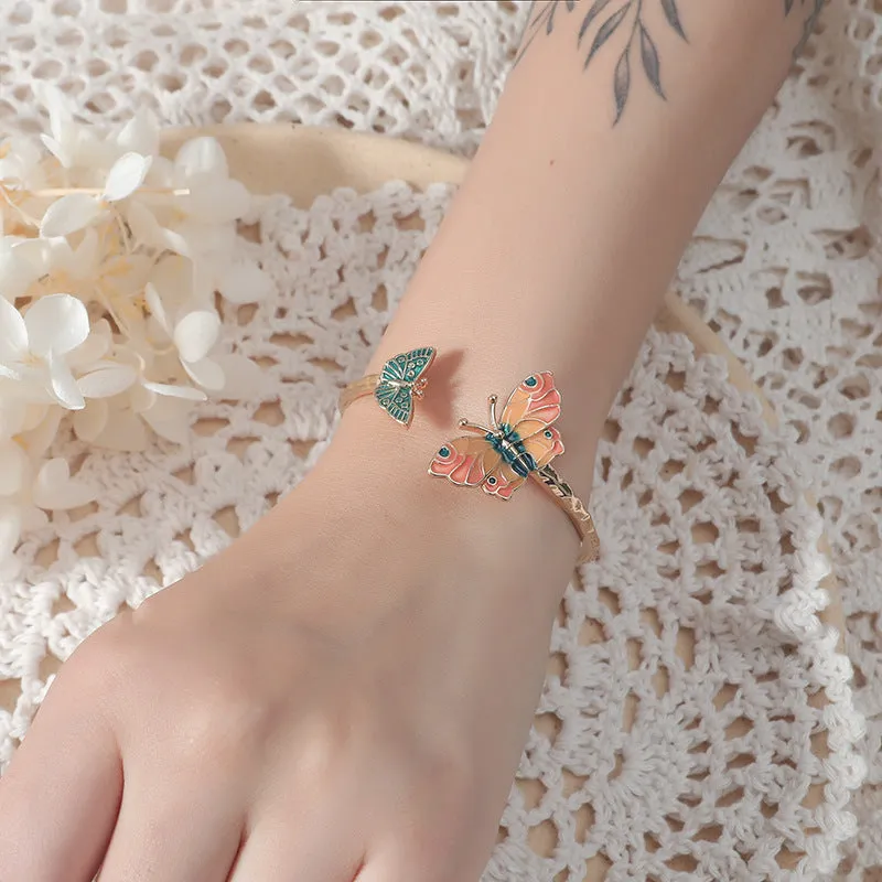 Japanese And Korean Fashion Super Fairy Forest Cold Wind Dripping Oil Bracelet