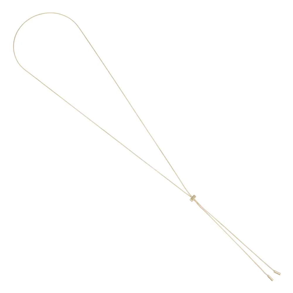 Long Adjustable Lariat Necklace