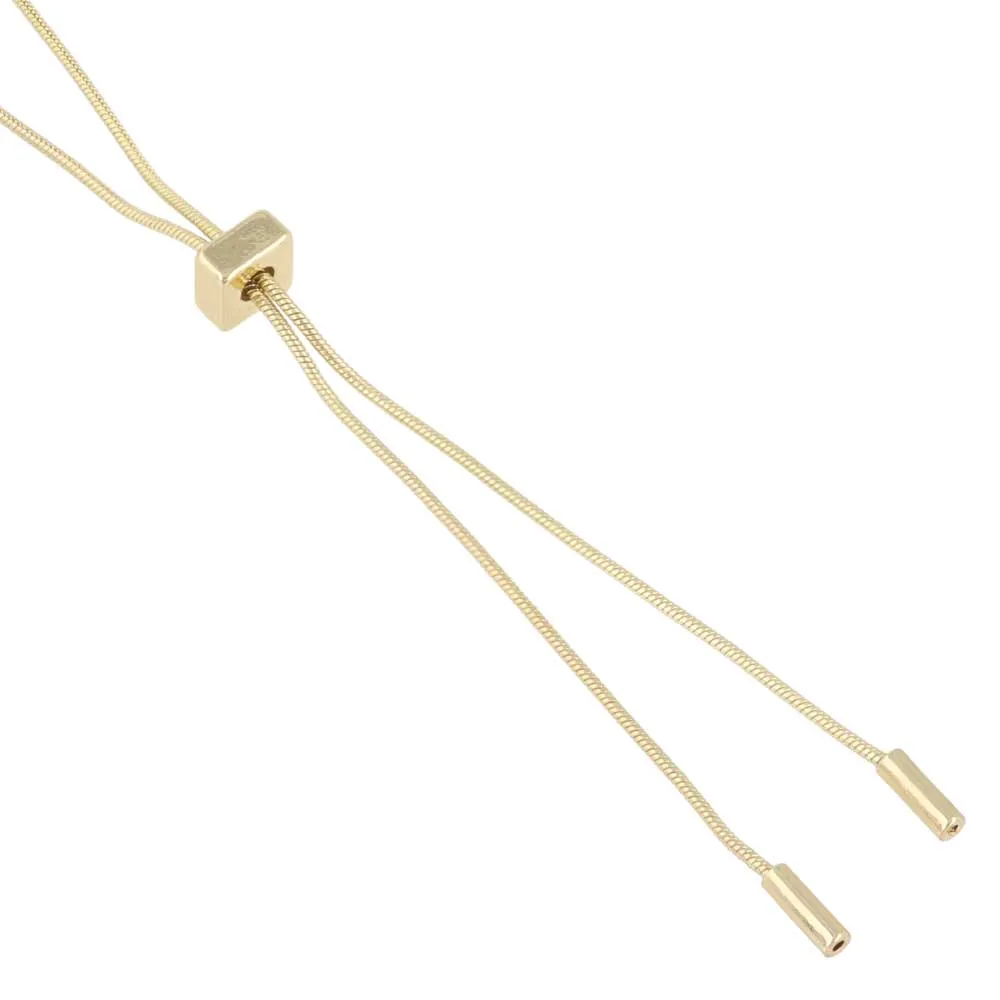 Long Adjustable Lariat Necklace