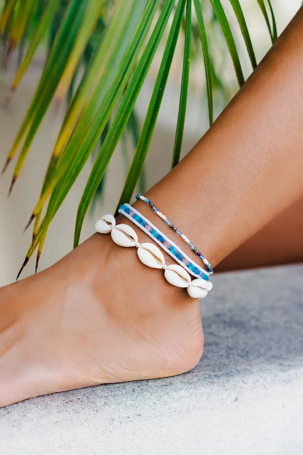 Lotus & Luna: Deep Dive Beaded Anklet