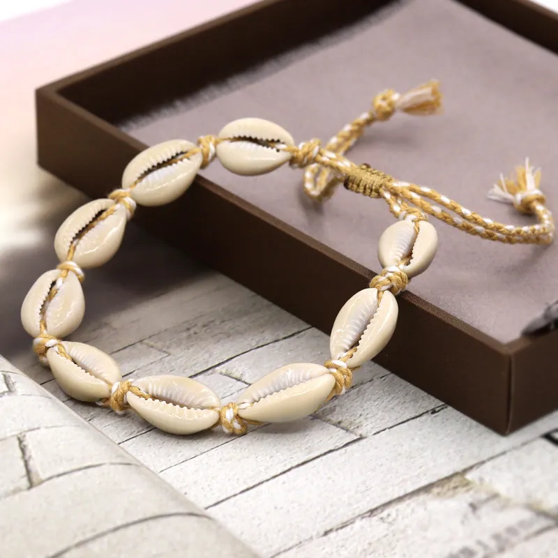 Natural Shell Ankle Bracelet for Women