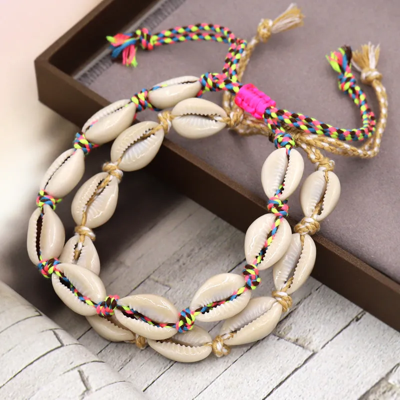 Natural Shell Ankle Bracelet for Women