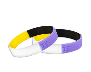 Non-Binary Silicone Bracelets