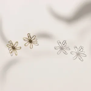 Open Petal Cosmos Earrings