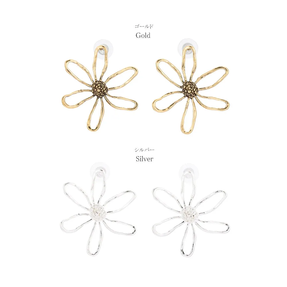 Open Petal Cosmos Earrings