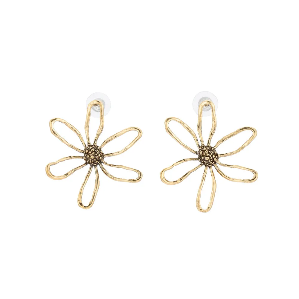 Open Petal Cosmos Earrings