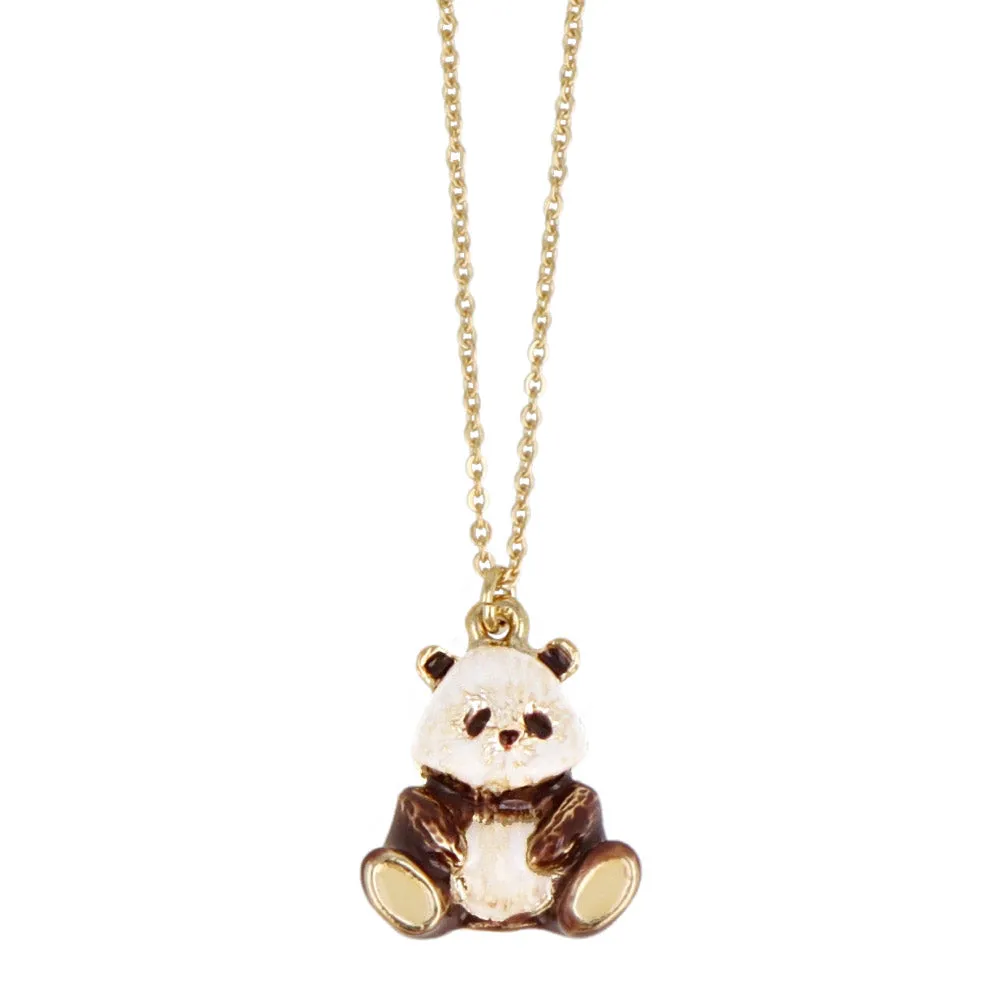 Osuwari Panda Short Necklace