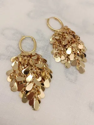 Padmavati Golden Western Earrings