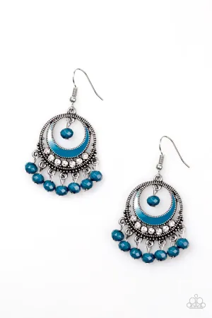 Paparazzi Earring ~ Meet Me At Midnight - Blue