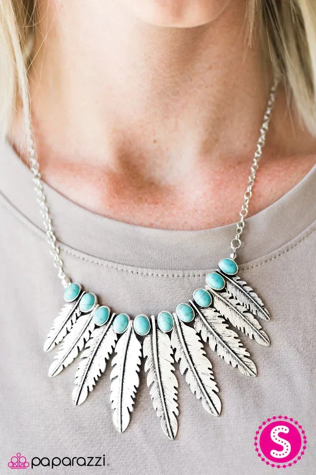 Paparazzi Necklace ~ Desert Distraction - Blue