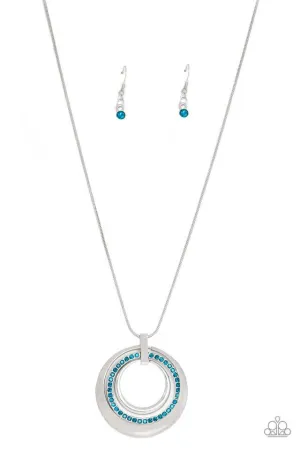 Paparazzi Necklace ~ Gather Around Gorgeous - Blue