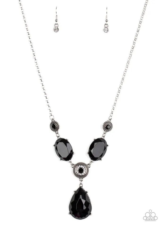 Paparazzi Necklace ~ Heirloom Hideaway - Black