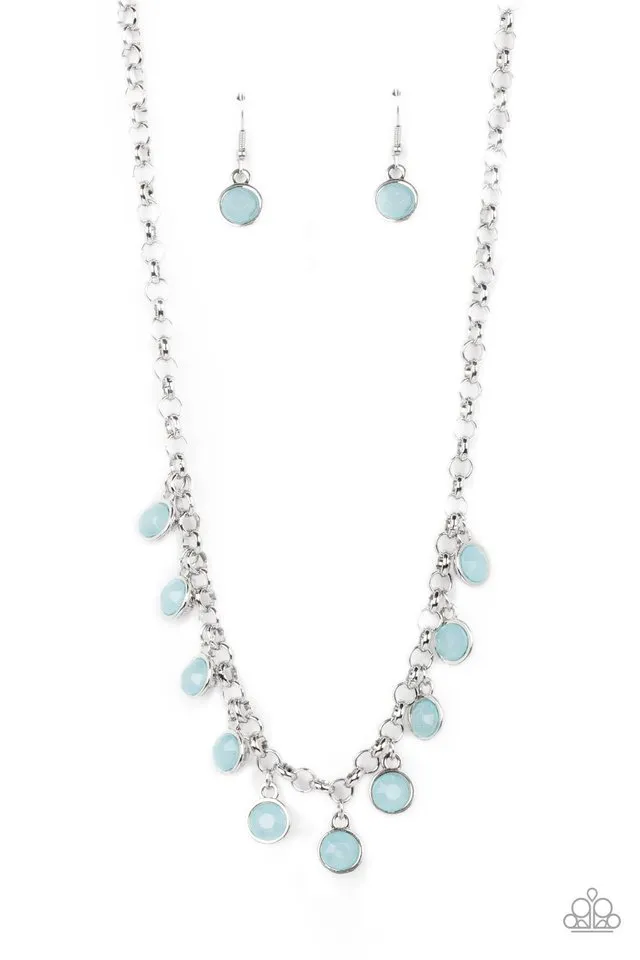 Paparazzi Necklace ~ Moonbeam Magic - Blue