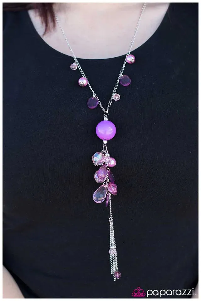 Paparazzi Necklace ~ Radiant Reflections - Purple