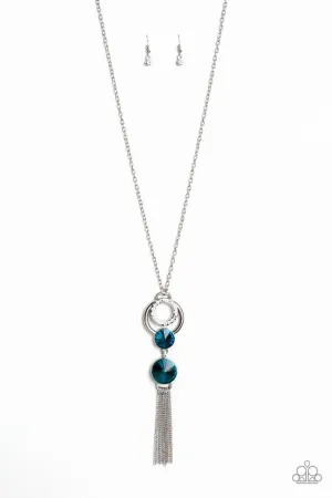 Paparazzi Necklace ~ Very Fort-YOU-nate - Blue