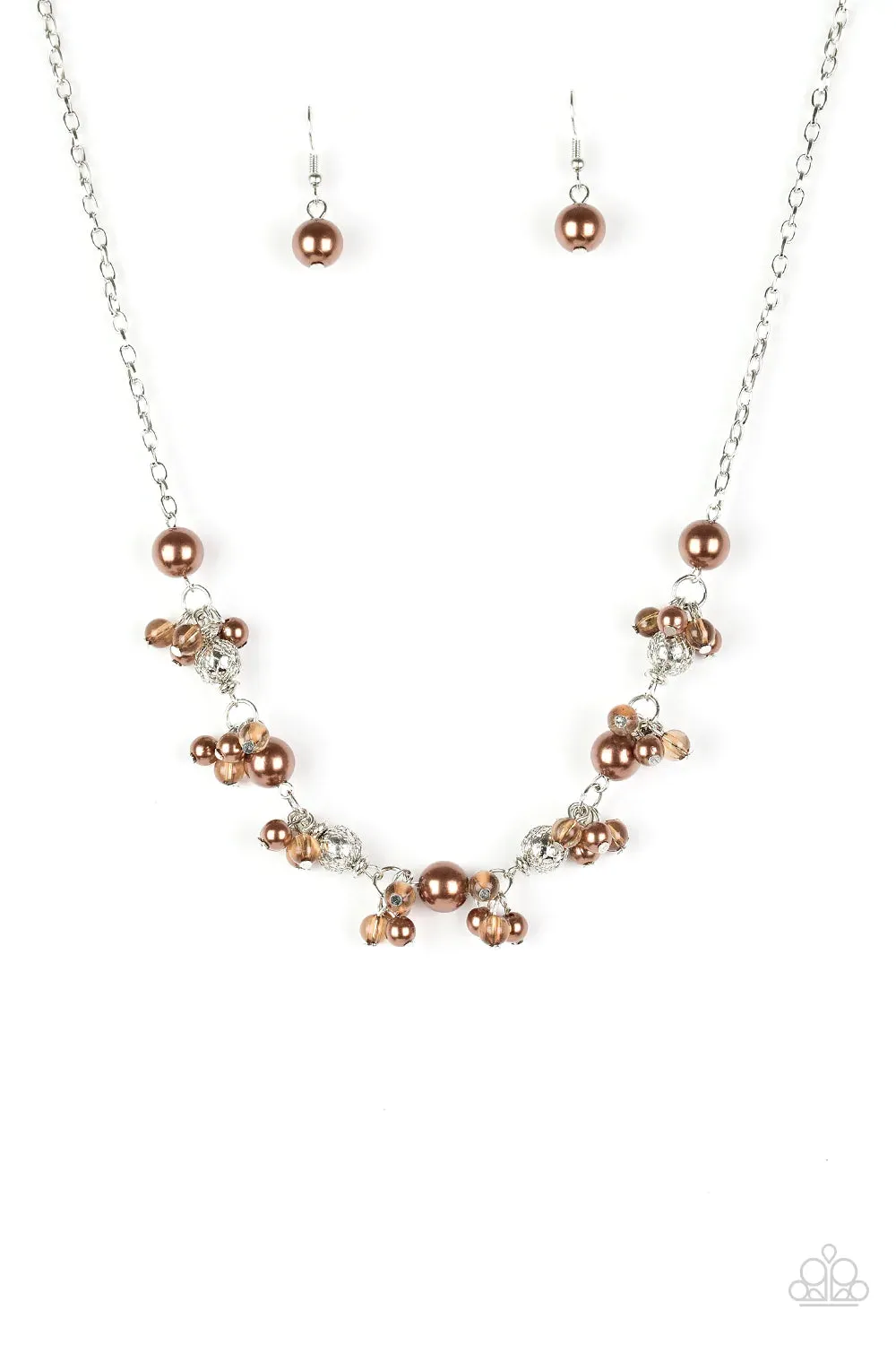 Paparazzi Necklace ~ Weekday Wedding - Brown