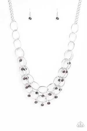 Paparazzi Necklace ~ Yacht Tour - Purple