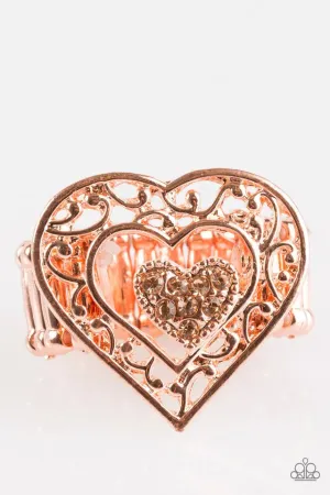 Paparazzi Ring ~ Find It In Your Heart - Copper