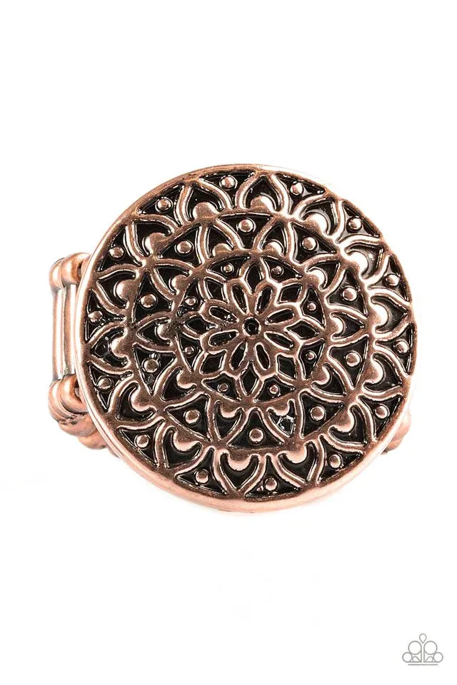 Paparazzi Ring ~ Petal Mantra - Copper