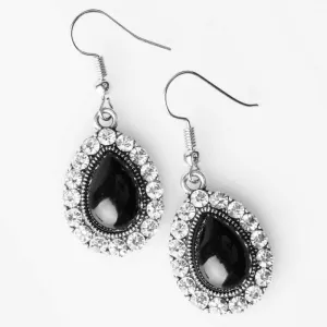 Party Til Dawn Black Earrings