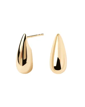 PDPAULA Large Sugar Earrings - Gold