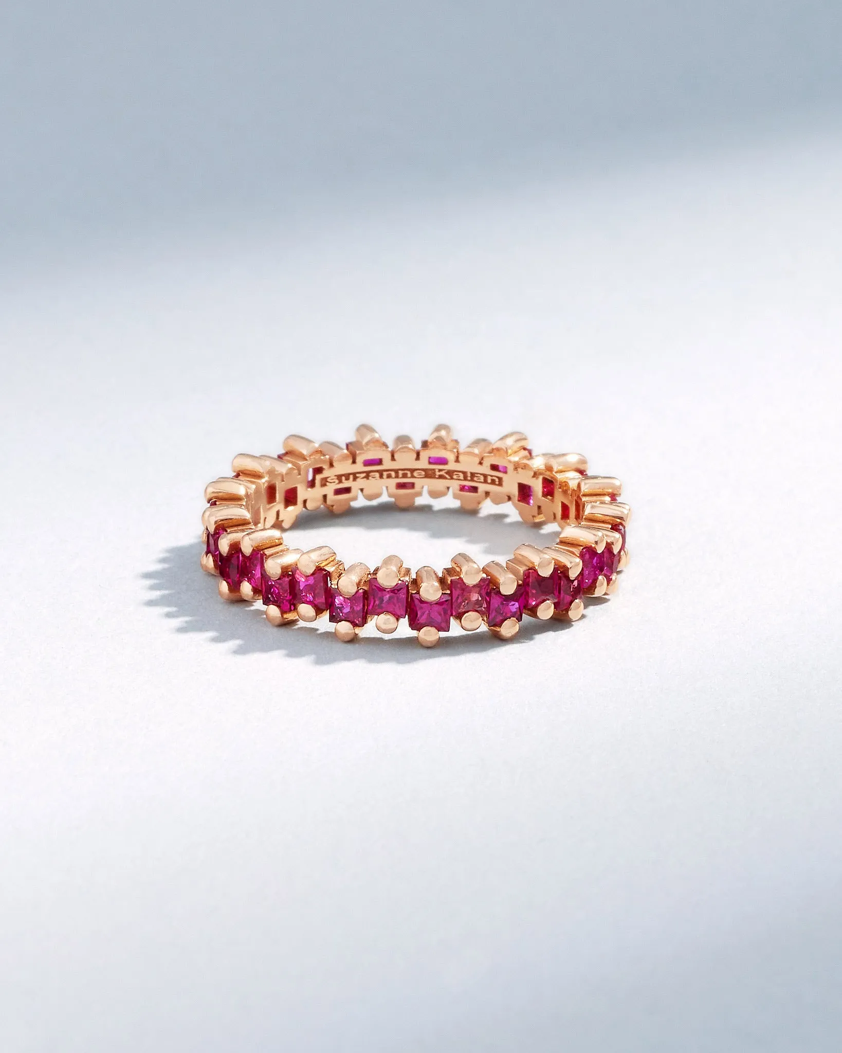 Princess Midi Ruby Eternity Band