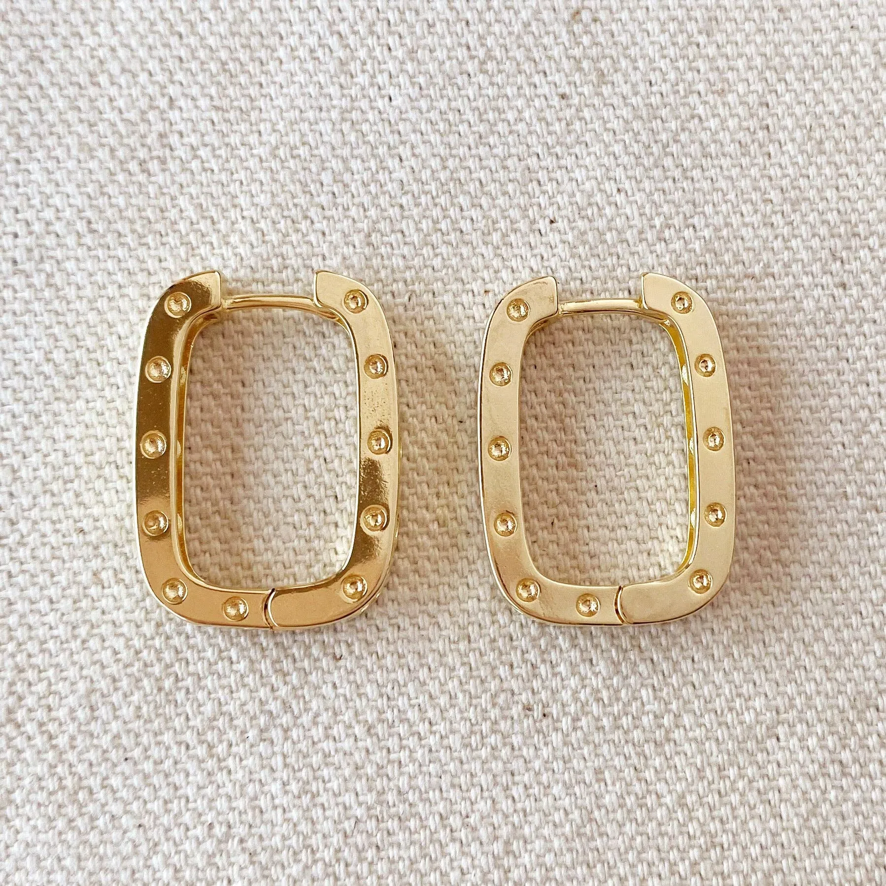 Rectangle Hoop Earrings