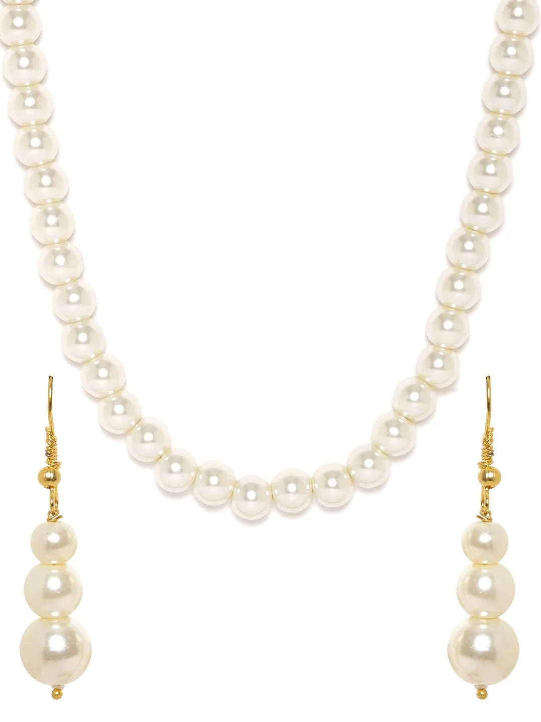 Rubans Pearlescent Perfection Exquisite Beaded Necklace Set