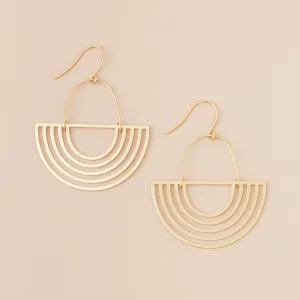 Scout Refined Earring Collection - Solar Rays/ Gold Vermeil