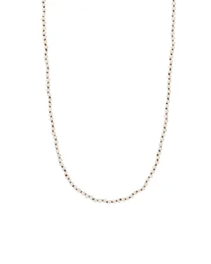 Seed Pearl Knot Necklace