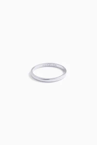 Signature Pinky Ring 2mm - Silver