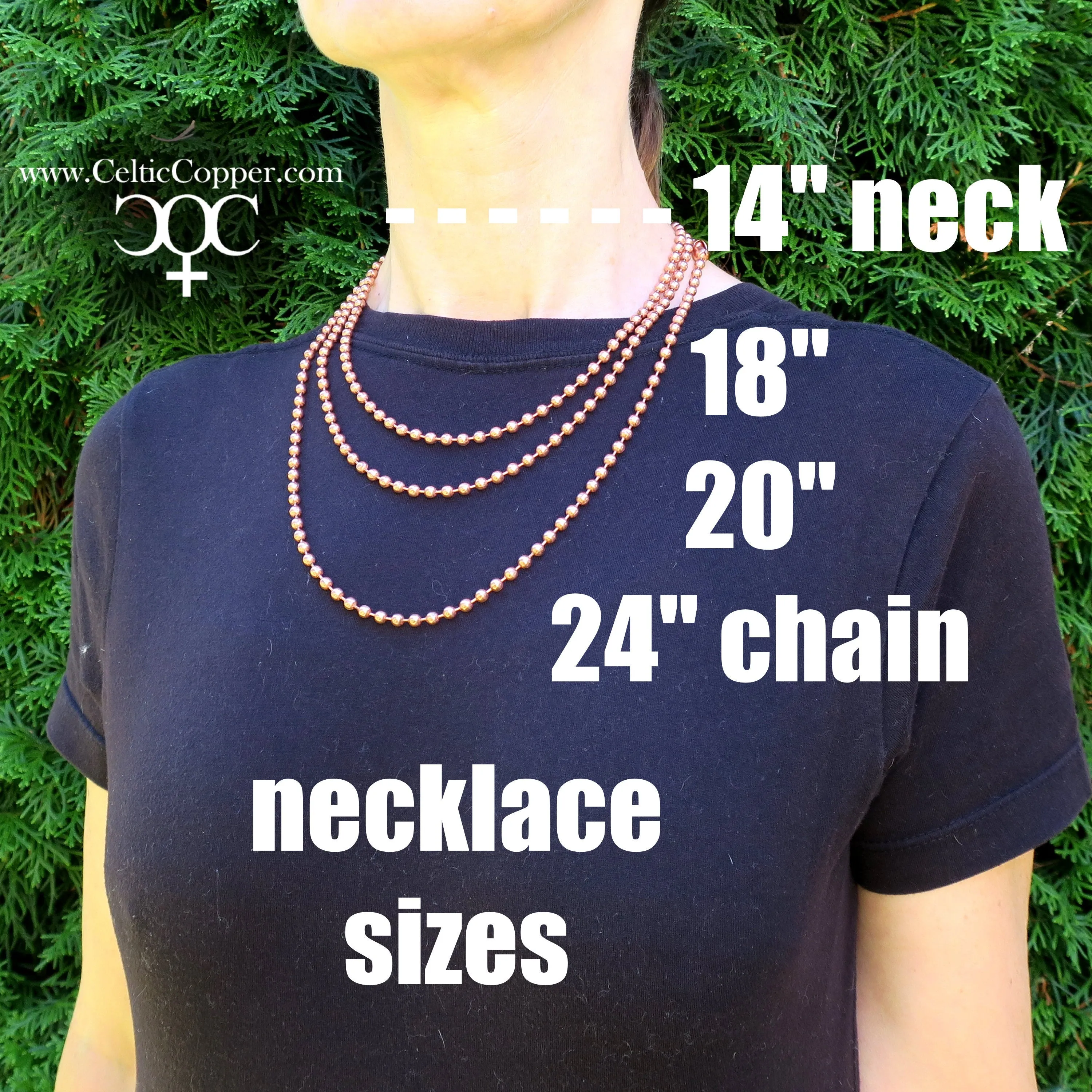 Solid Copper Celtic Scroll Necklace Chain NC66 Medium 5mm Copper Scroll Chain Necklace 20 Inch Relaxed Fit Chain