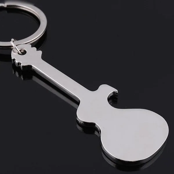 Sports trinket key ring guitar model Opener Keychain key chains