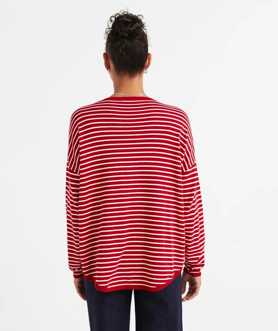 SPORTSGIRL - Relaxed stripe knit sweater! 14