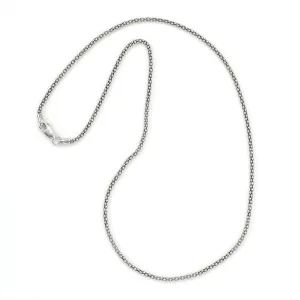 SS 20" OXIDIXZED 2MM POPCORN CHAIN