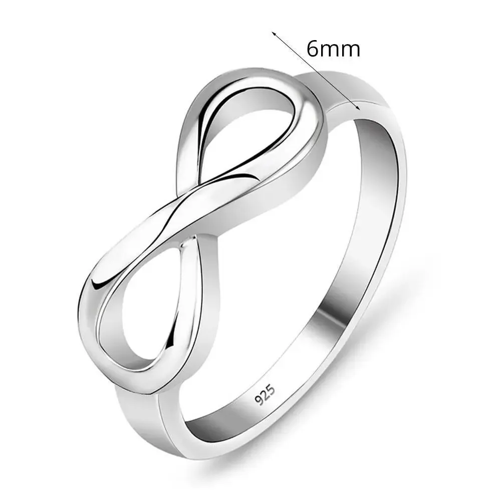 Sterling Silver Classic Infinity Ring