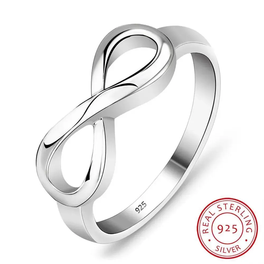 Sterling Silver Classic Infinity Ring