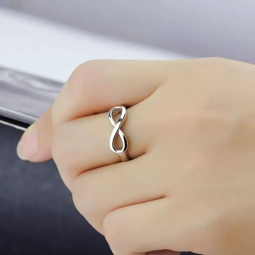 Sterling Silver Classic Infinity Ring