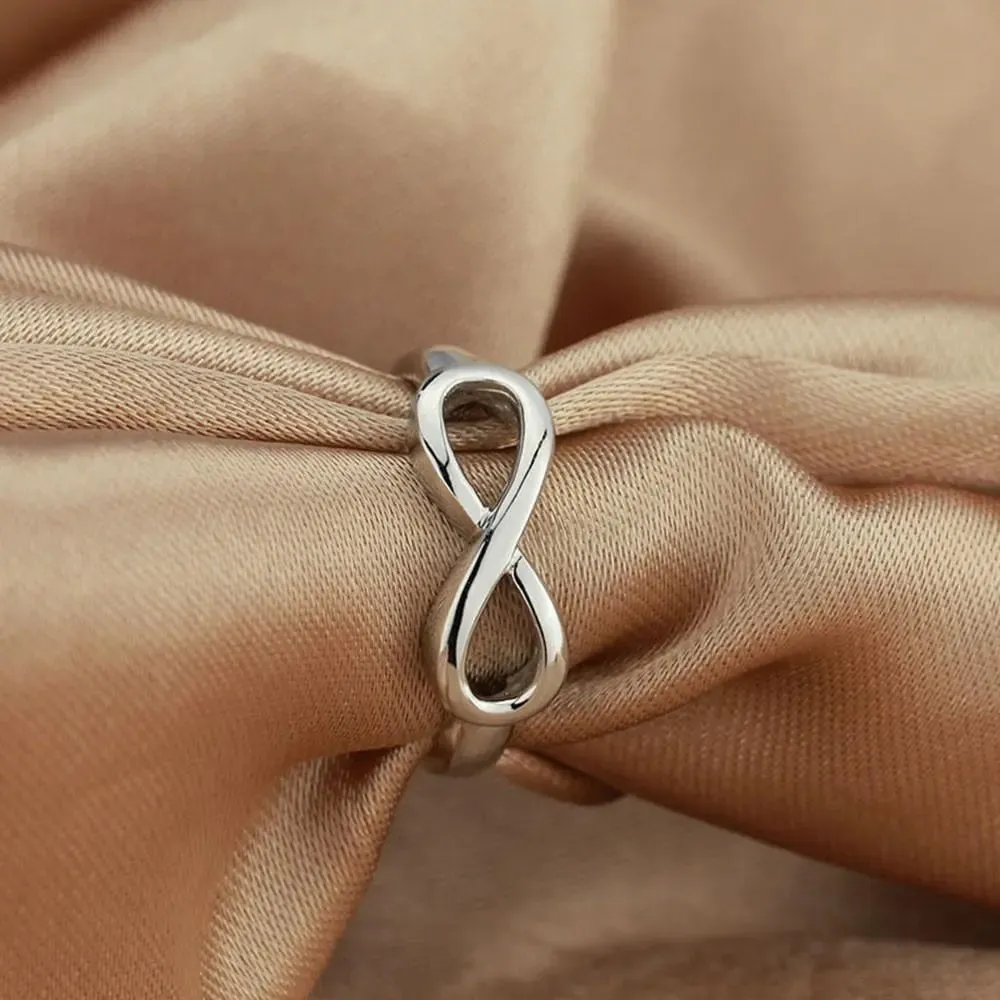 Sterling Silver Classic Infinity Ring