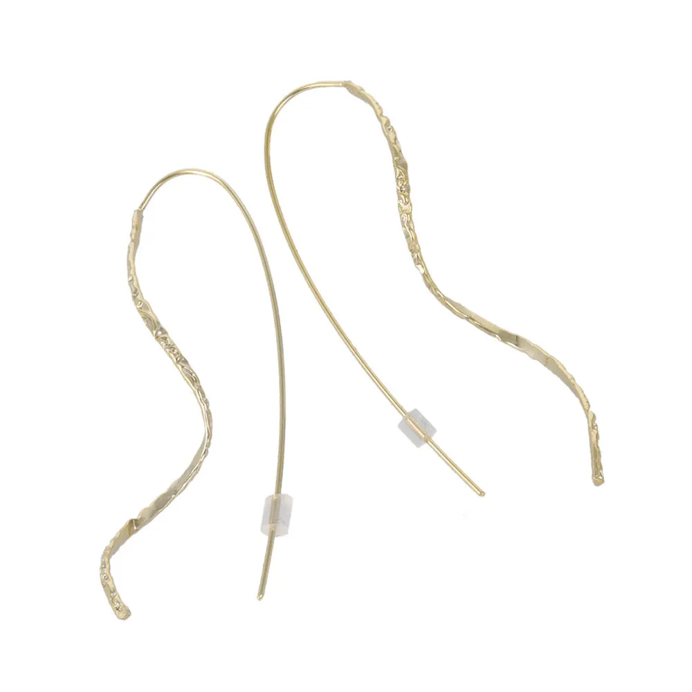 Texture Twist Thread Through Earrings