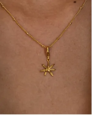 Textured Cinnamon star Charm