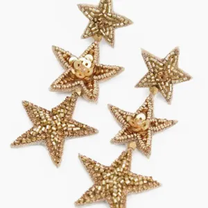 Triple Star Earrings