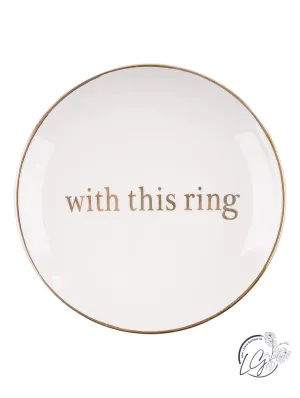 With This Ring Trinket Tray